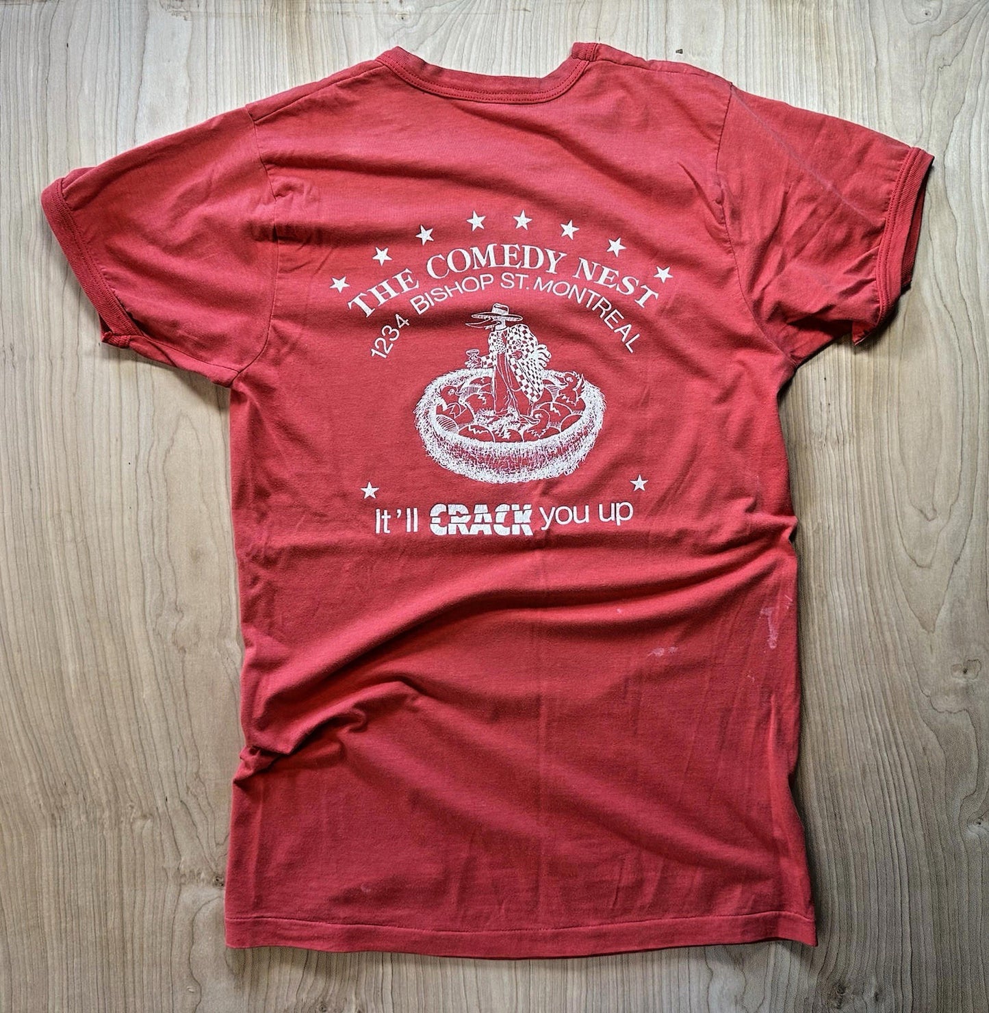 1980 COMEDY CLUB vintage T SHIRT the comedy nest MONTREAL single stitch VINTAGE
