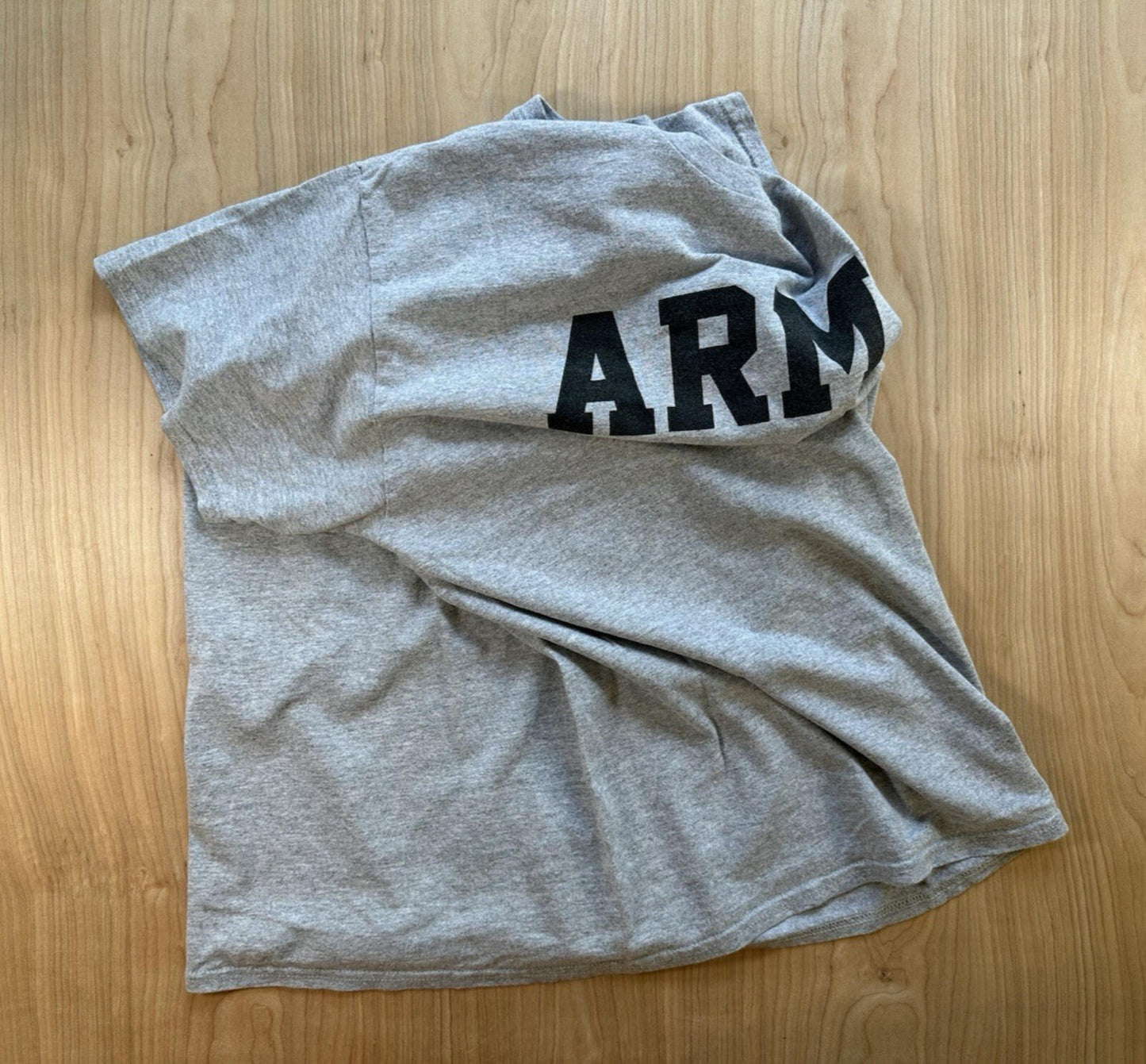 vintage ARMY T SHIRT size XTRA LARGE gray CLASSIC