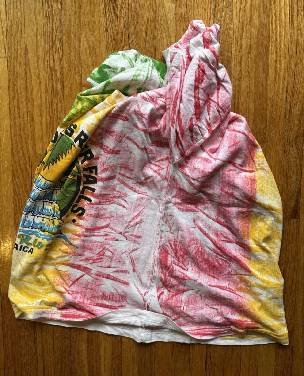 vintage JAMAICA T SHIRT reggae OCHO RIOS oversized RASTA boxy 80's fit SEEN!