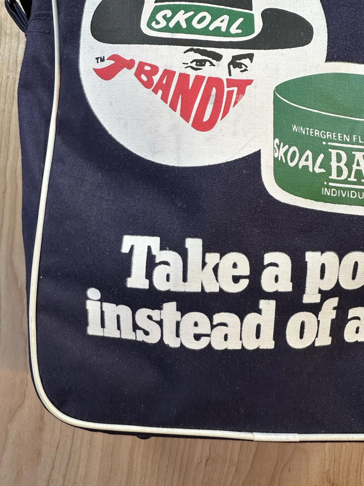 vintage 1984 NY YANKEES skoal bandits PROMOTIONAL BAG mint NEVER USED baseball