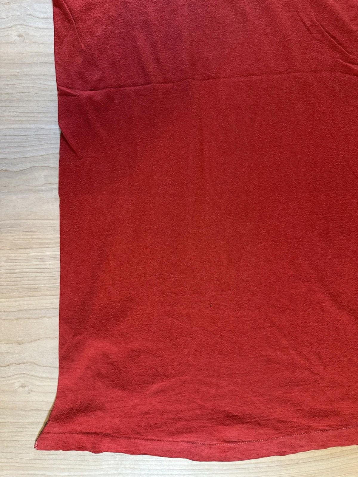 true vintage 1950's CHAMPION sleep shirt PHI SIGMA KAPPA amherst u RED medium