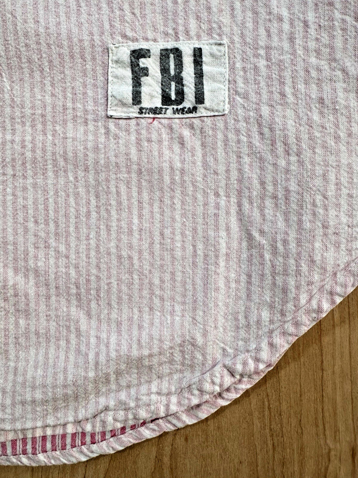 vintage 80's WOMENS sleevless PINK STRIPED pullover COTTON new wave STREET WEAR