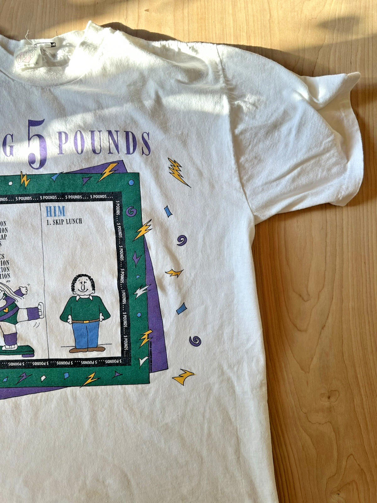 vintage 80's CATHY comic strip TSHIRT single stitch COTTON xtra large