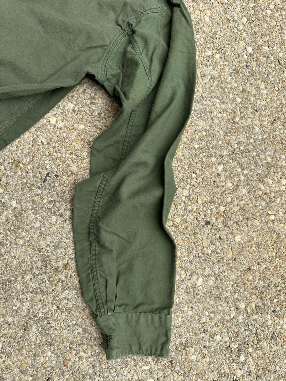 vintage military longsleeve POPOVER large PREPPY gorpcore MANDARIN type collar