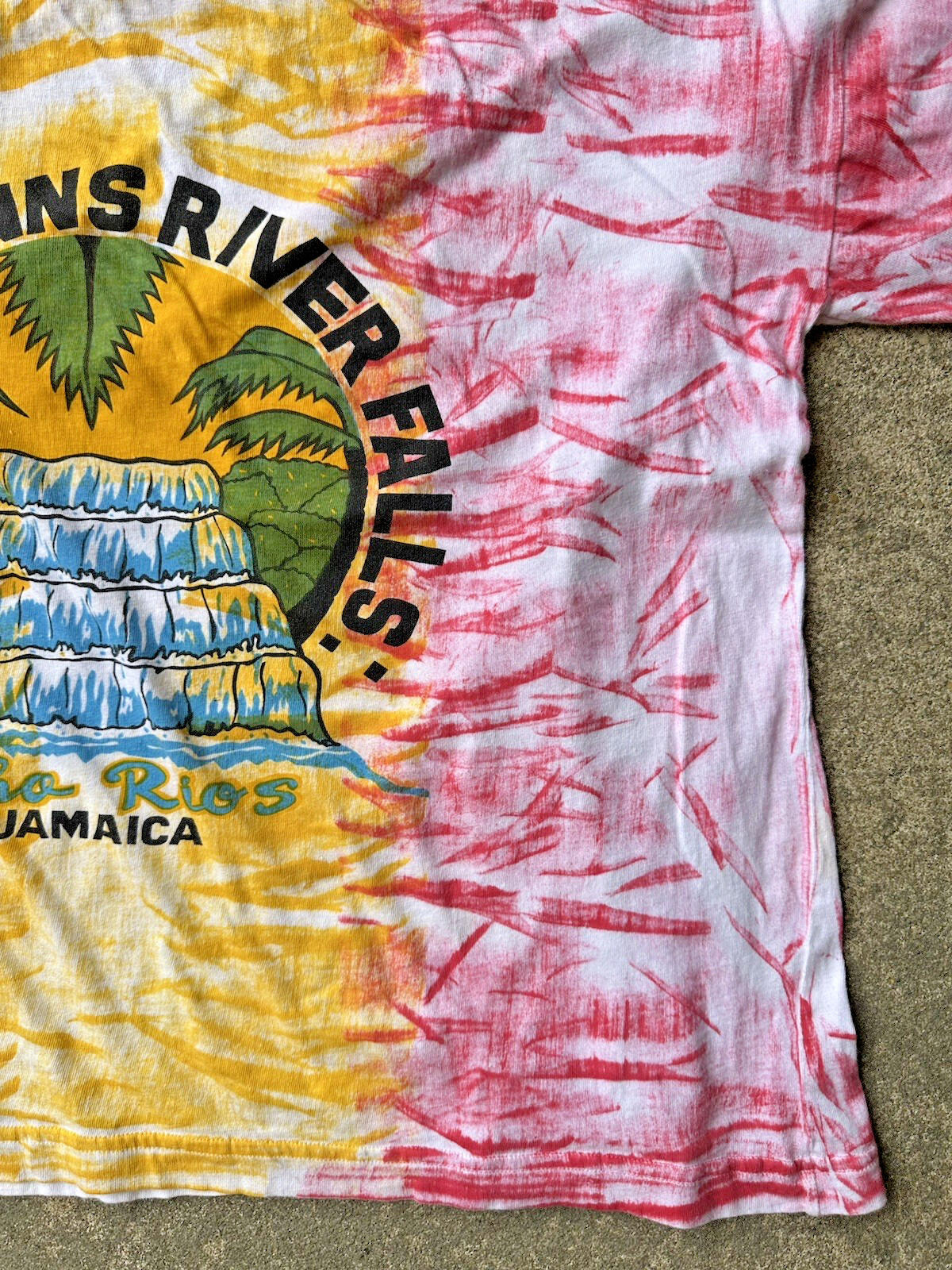 vintage JAMAICA T SHIRT reggae OCHO RIOS oversized RASTA boxy 80's fit SEEN!