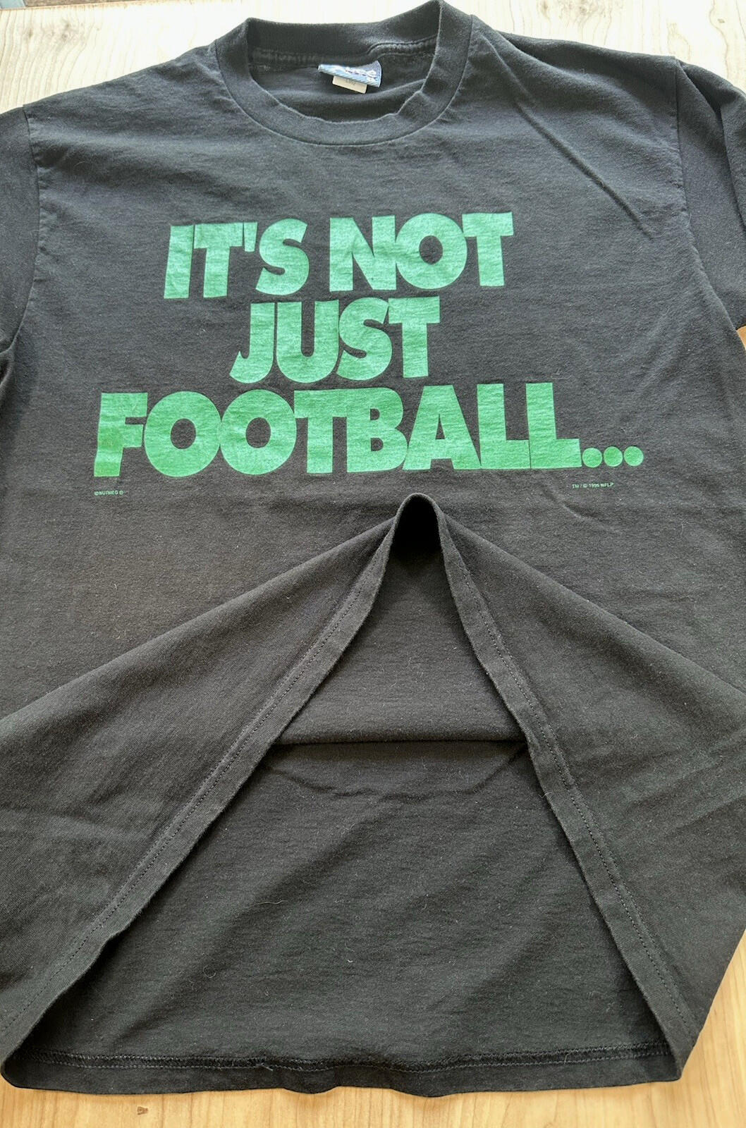 vintage 90's JETS football LEE SPORTS t shirt BLACK large