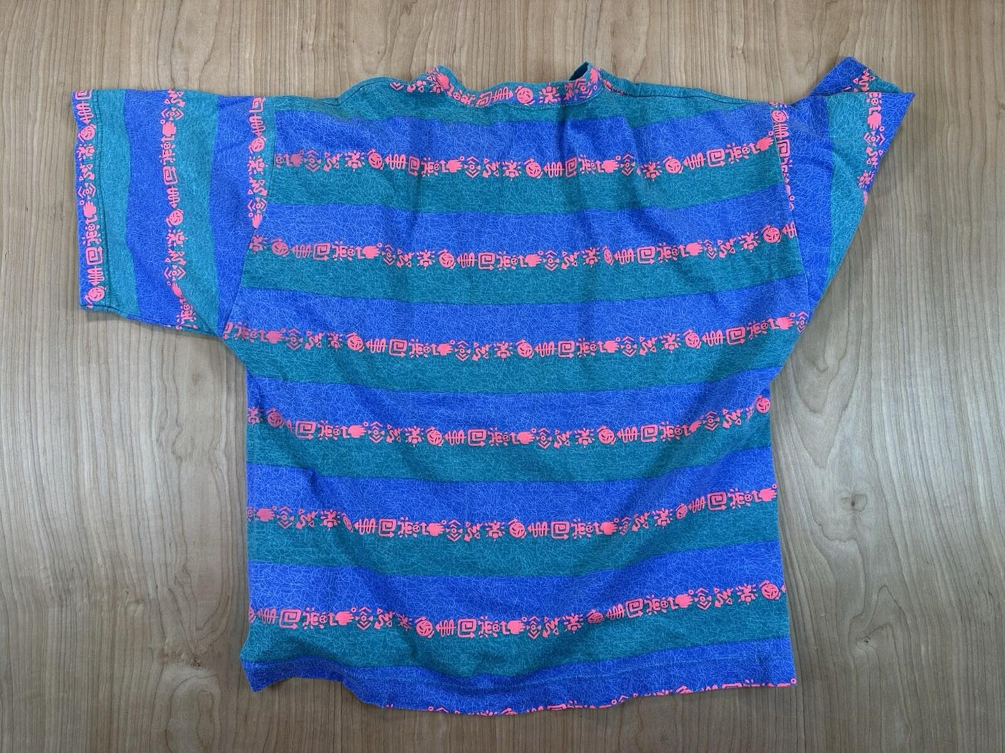 vintage 80'S SURF GEAR shirt PUFFY INK striped SKATEBOARDING punk XL stussy ish
