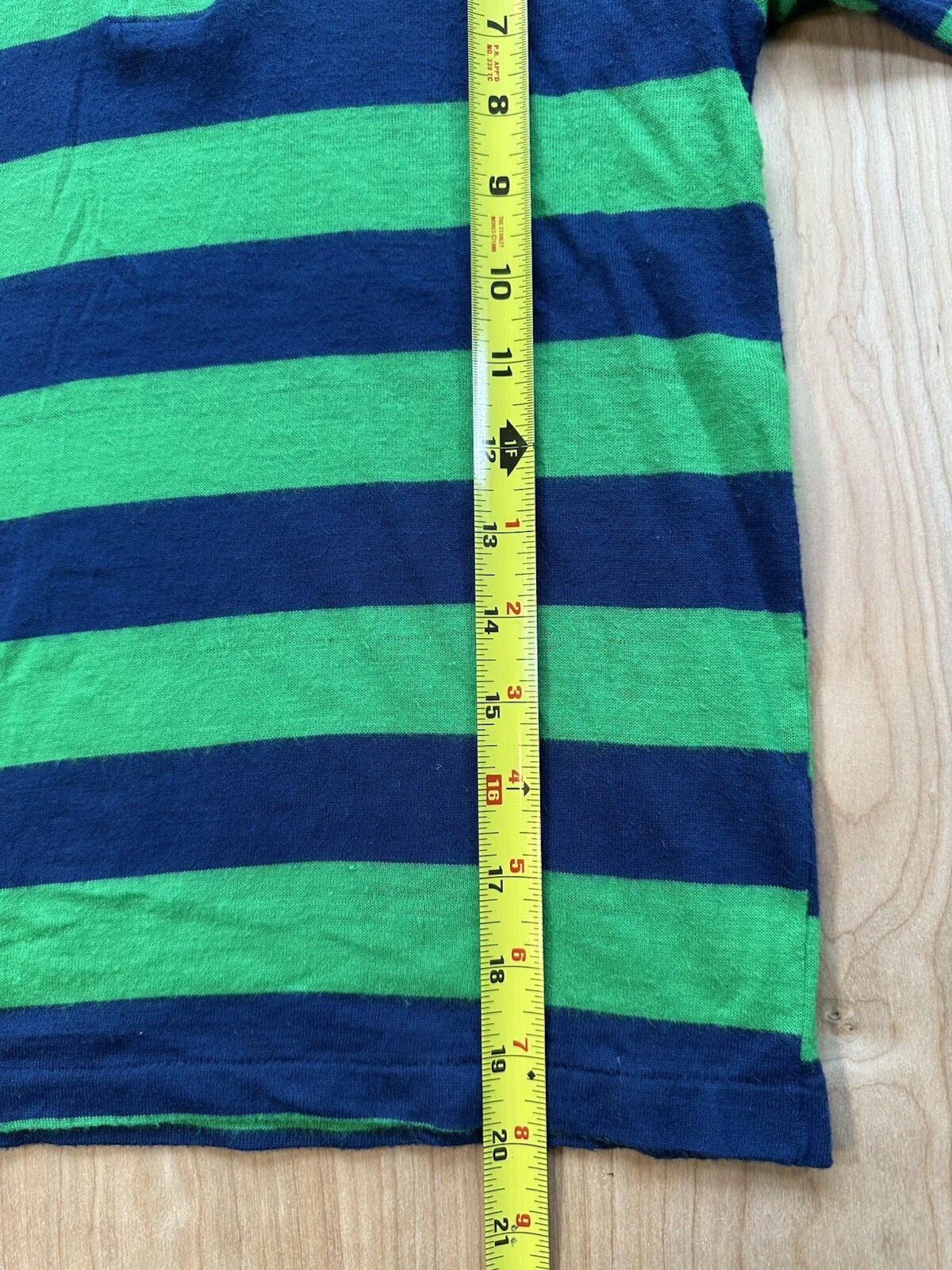vintage 70's childrens RUGBY blue and green SEARS boys PERMA-PREST preppy