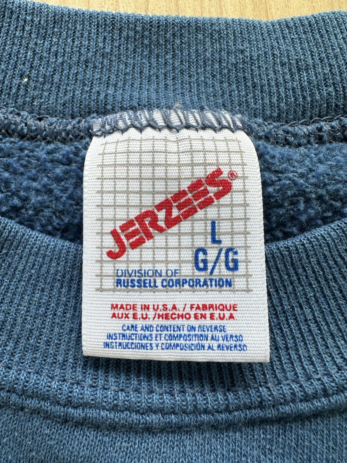 1980's vintage SHENANDOAH national park SWEATSHIRT blue TREES mountains USA nice