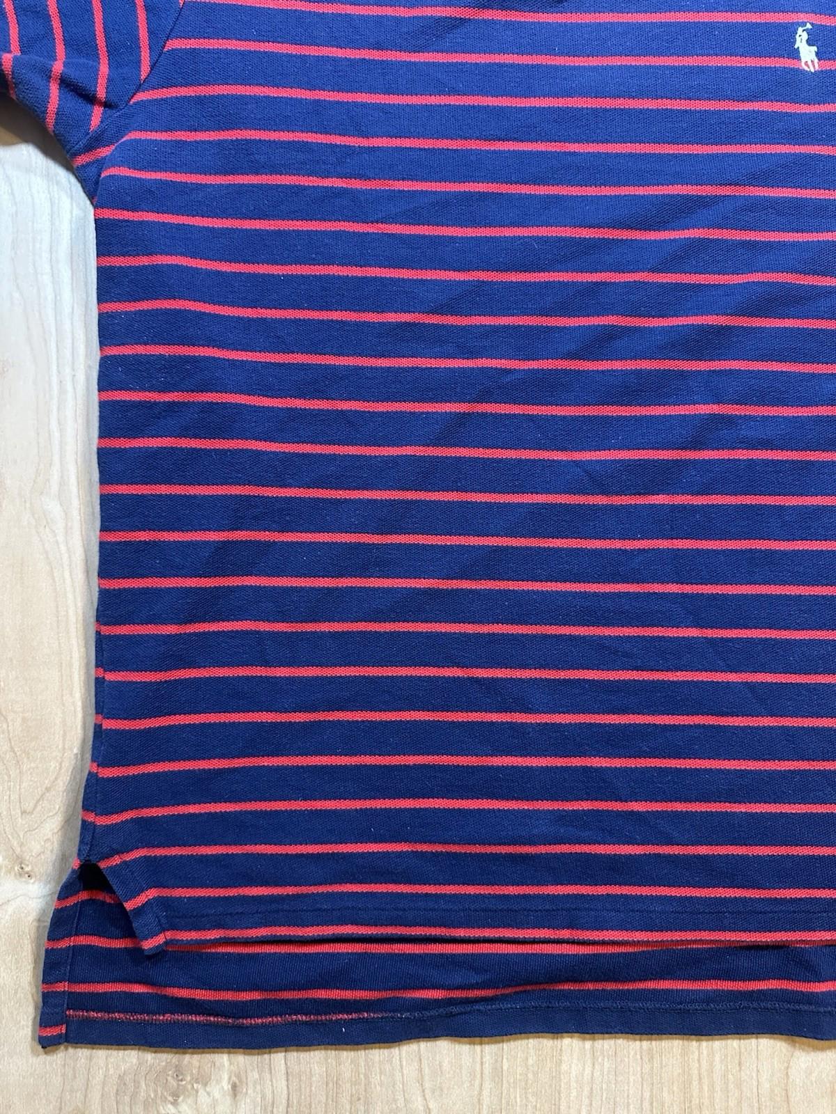vintage 80's POLO RALPH LAUREN short sleeve RUGBY POLO shirt RARE collar LARGE