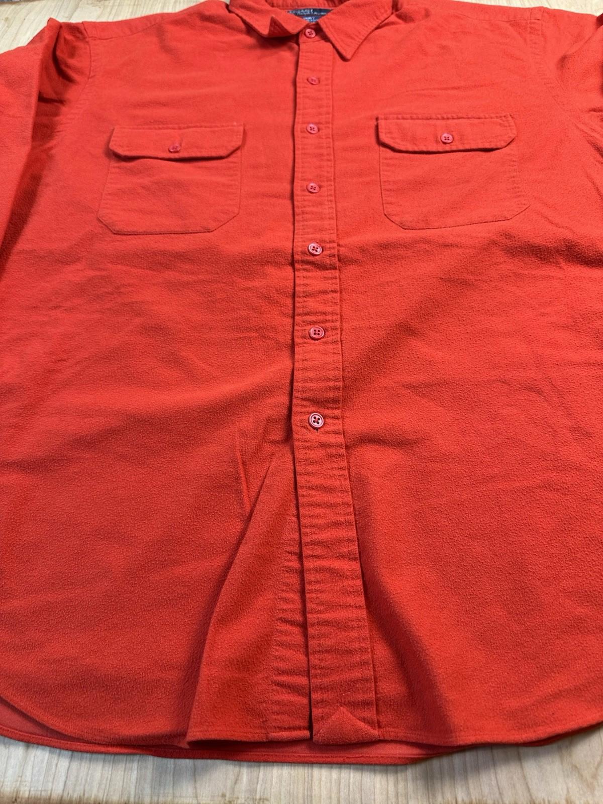 vintage 90's RALPH LAUREN polo G.I. SHIRT button down RED xtra large PREPPY gorp