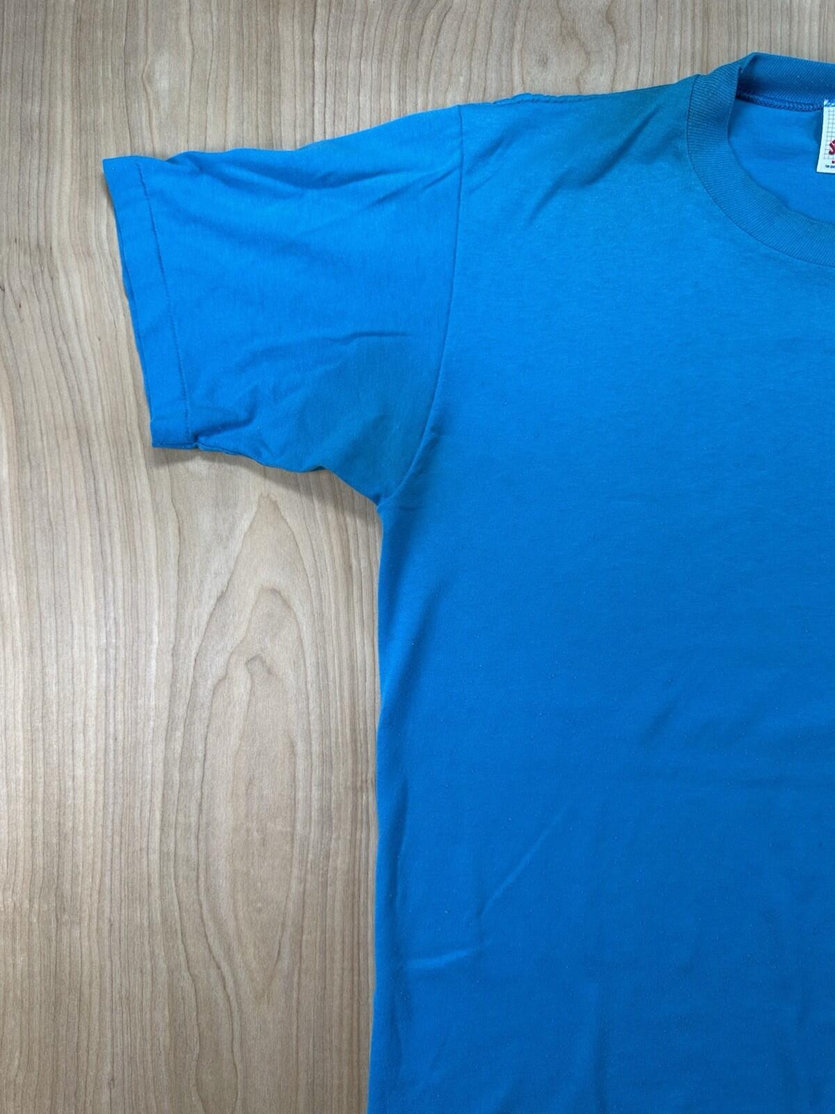 vintage 1987 CAPE COD MASS. t shirt SAILING sailboat PREPPY size LARGE teal