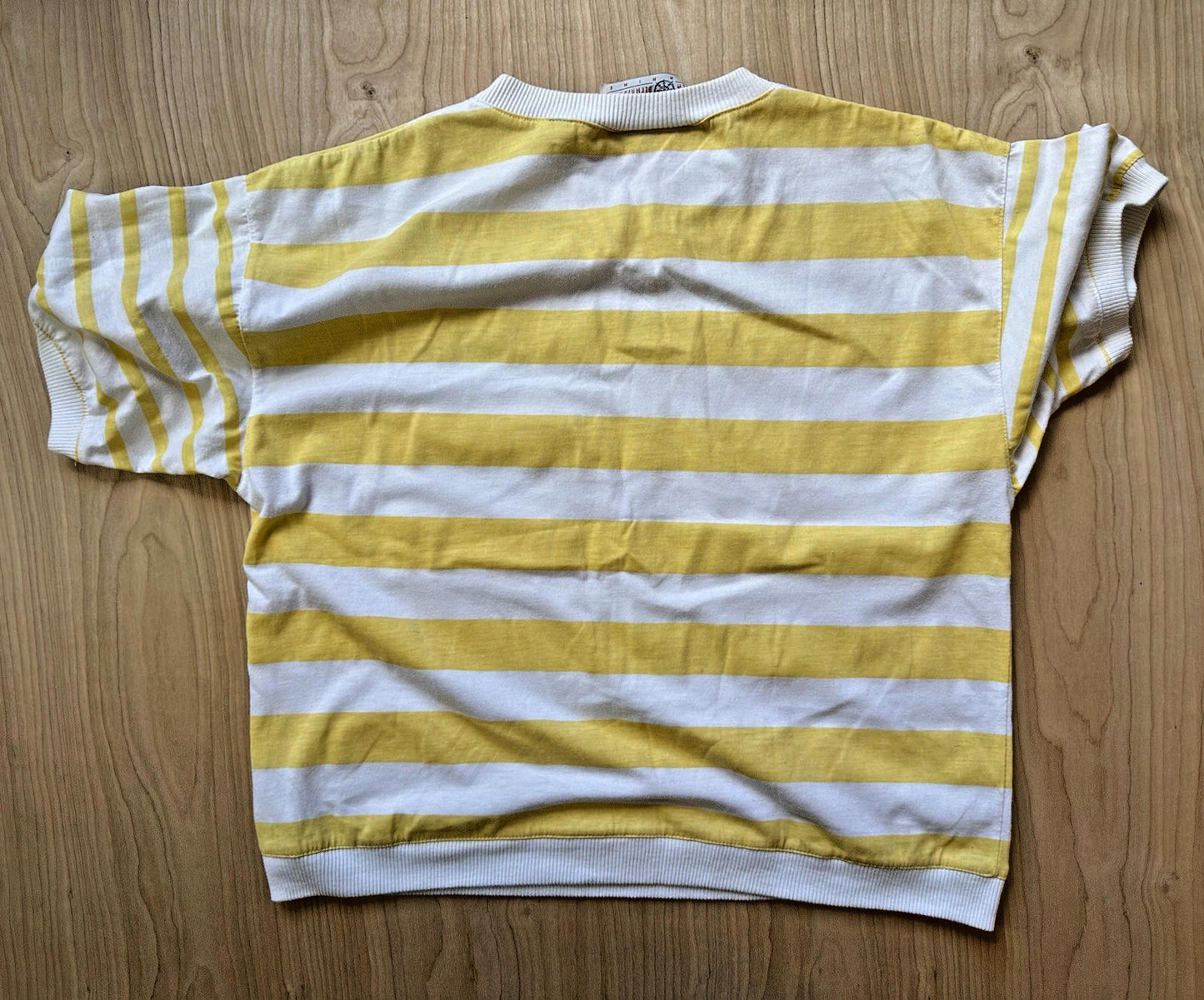 Vintage 80’s SHIRT Striped NEW DEPARTURES Label sailor girl nautical NEW WAVE