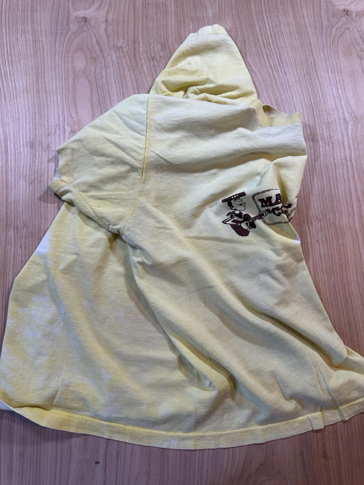 vintage 80's MATTRESS COWBOYS t shirt SCREEN STARS XL sun faded BLEACHED