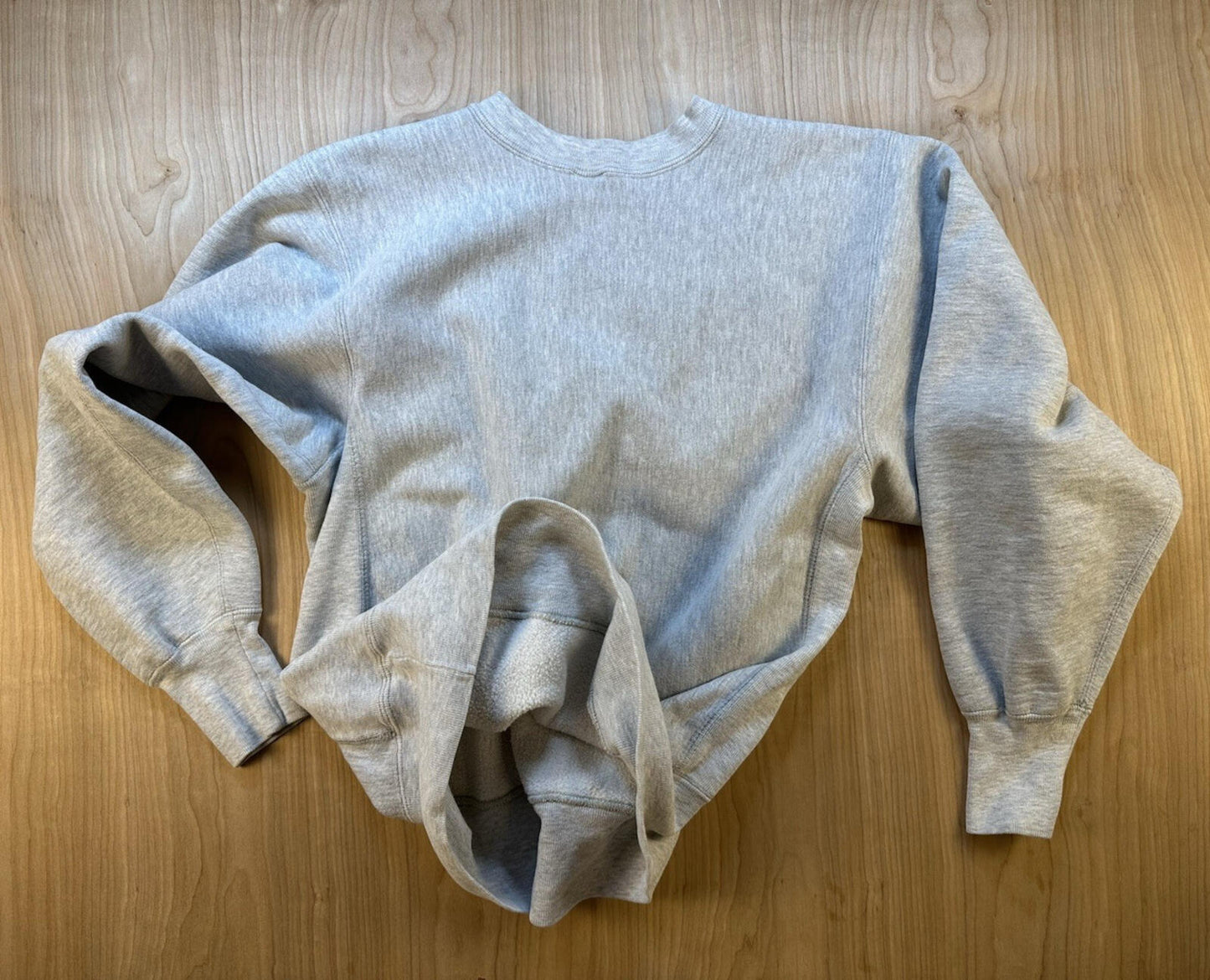 vintage 90's CHAMPION reverse weave SWEATSHIRT gray PROVIDENCE R.I. preppy LARGE