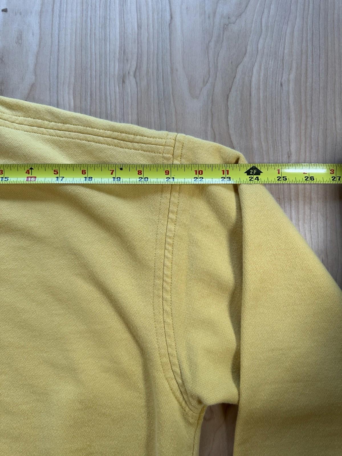 vintage 90's SUPERFLEECE by evergreen SWEATSHIRT yellow MEDIUM pullover SOFT