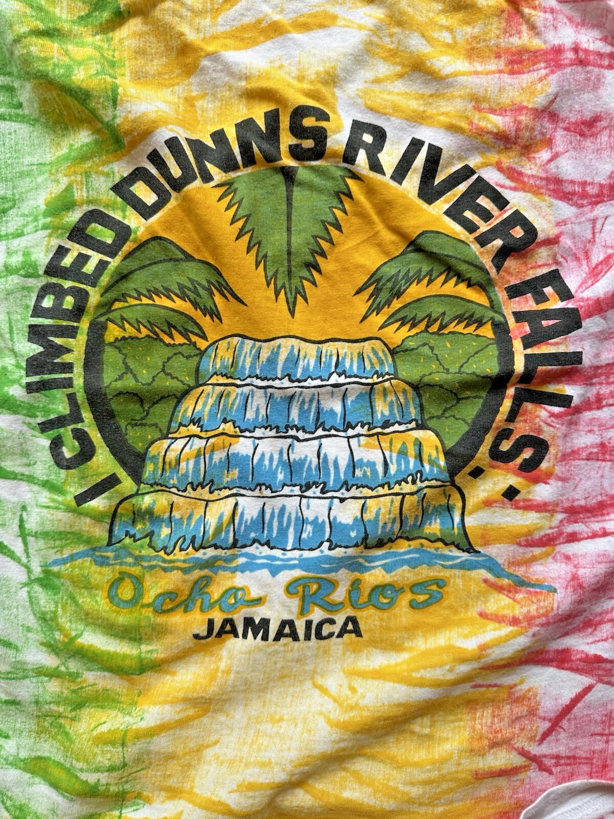 vintage JAMAICA T SHIRT reggae OCHO RIOS oversized RASTA boxy 80's fit SEEN!