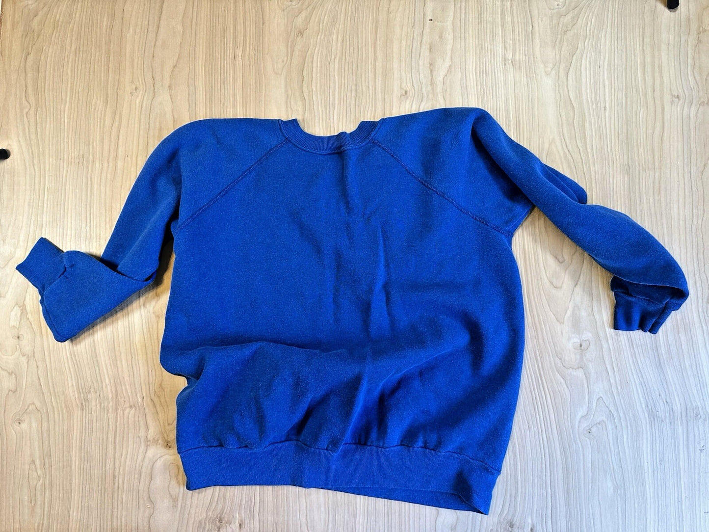 1980's ULTRA SWEATS by PARNILL blue pullover SWEATSHIRT XL USA prep classic