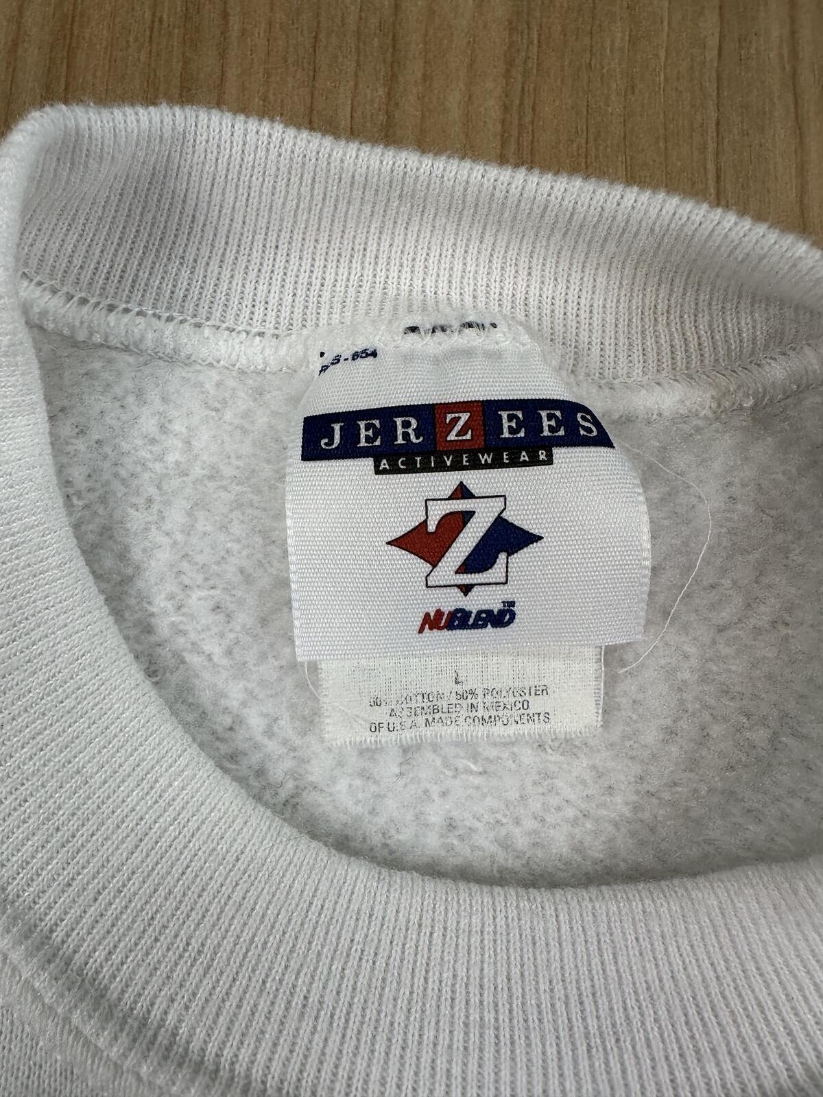 Vintage 90s Jerzees Horse sweatshirt cotton blend animal lover animals