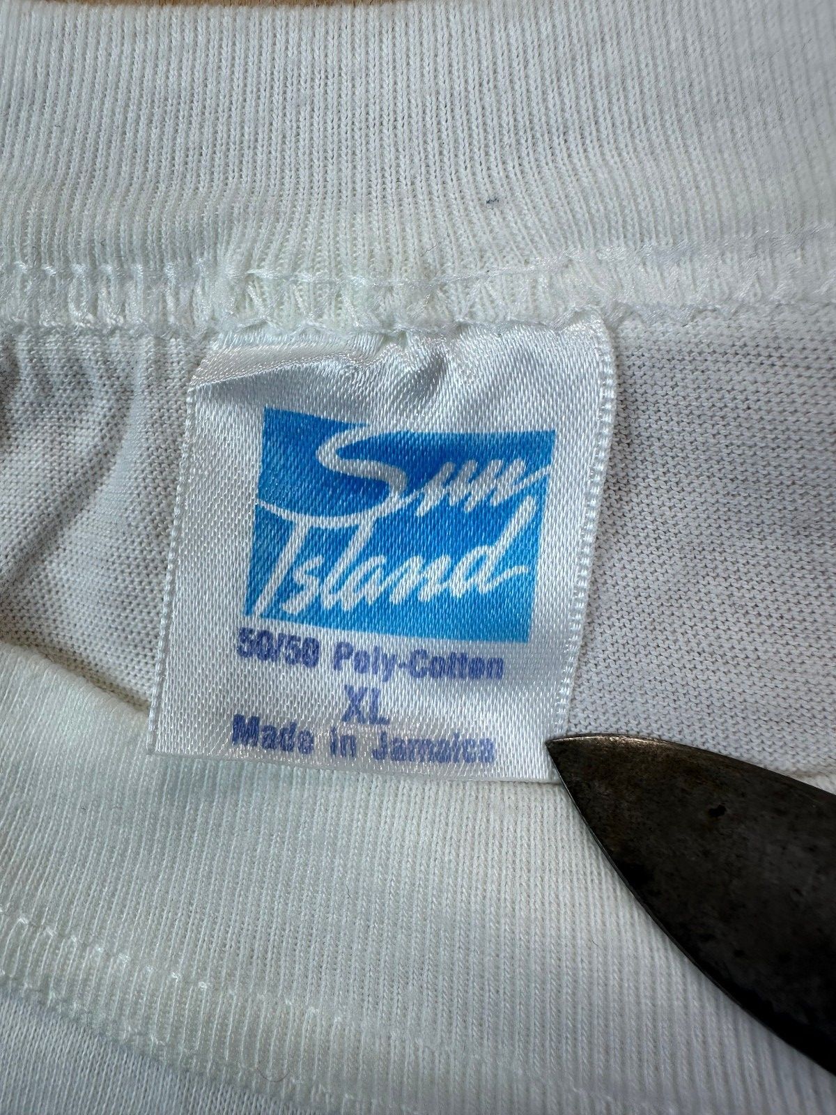 Vintage 80s Dont Worry Be Happy tshirt Jamaica one love sun island single stitch
