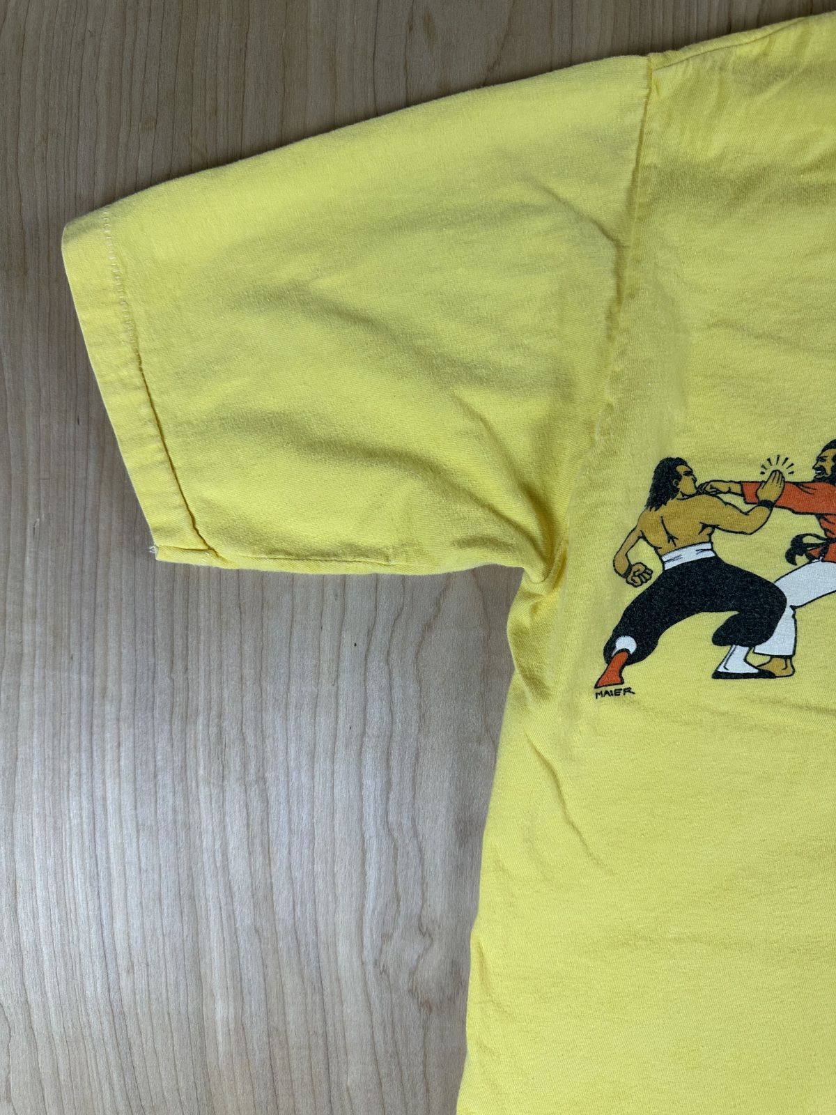 Vintage 70s Crazy Shirts Hawaii Kung Fu tshirt Single Stitch usa 100% cotton