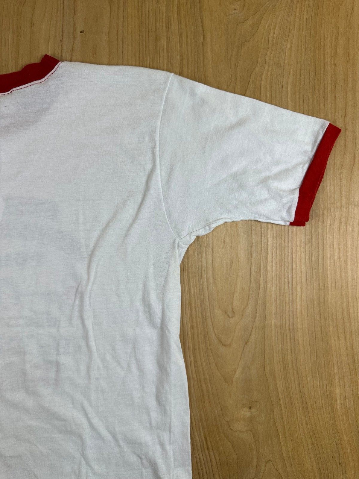 Vintage 80s Pennsylvania Pumps Big Iron Ringer tshirt single stitch weightlift