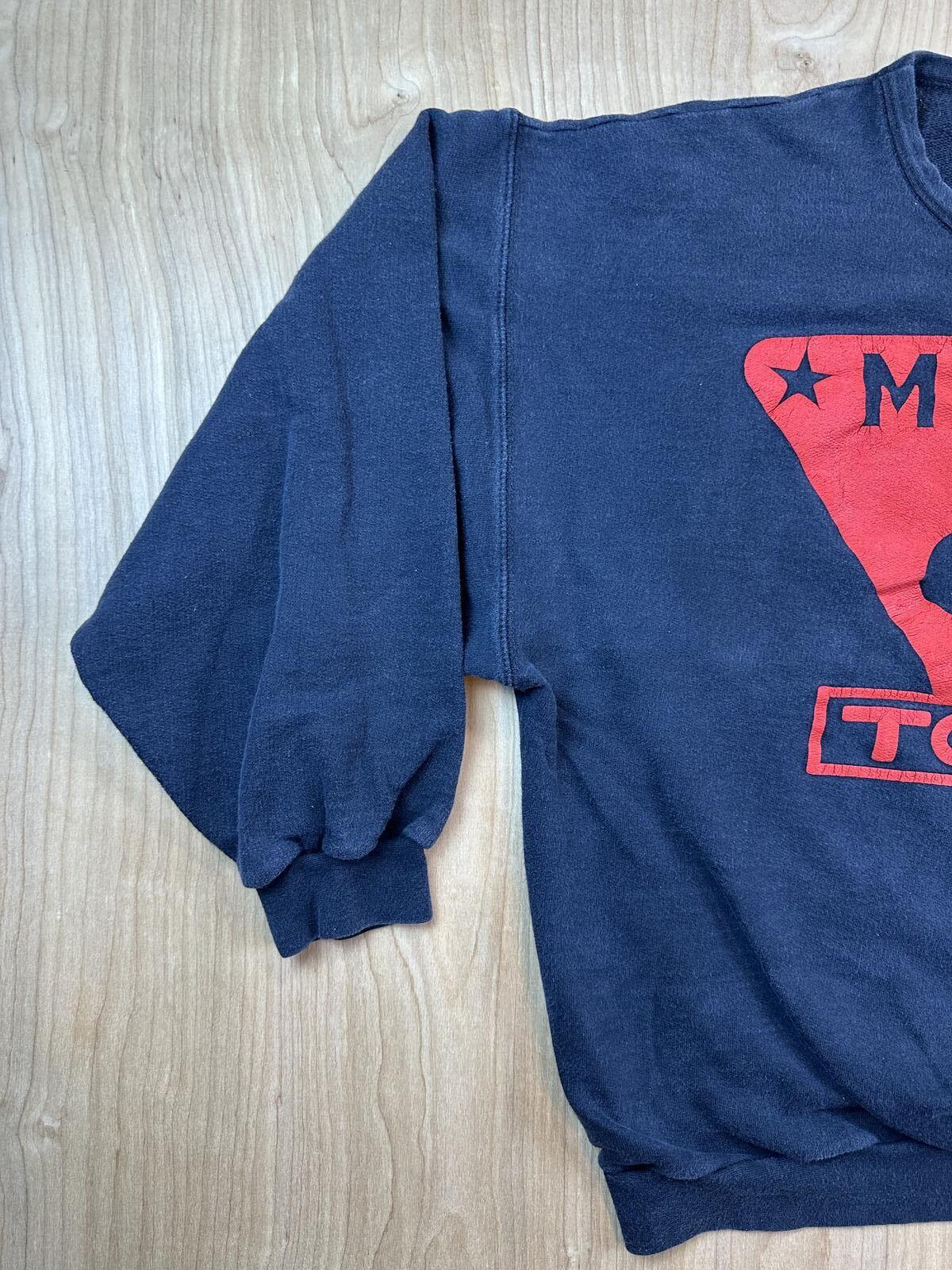 Vintage 80s Mickey Tokyo Sweatshirt Jg Hook cotton Large soft japan boxy