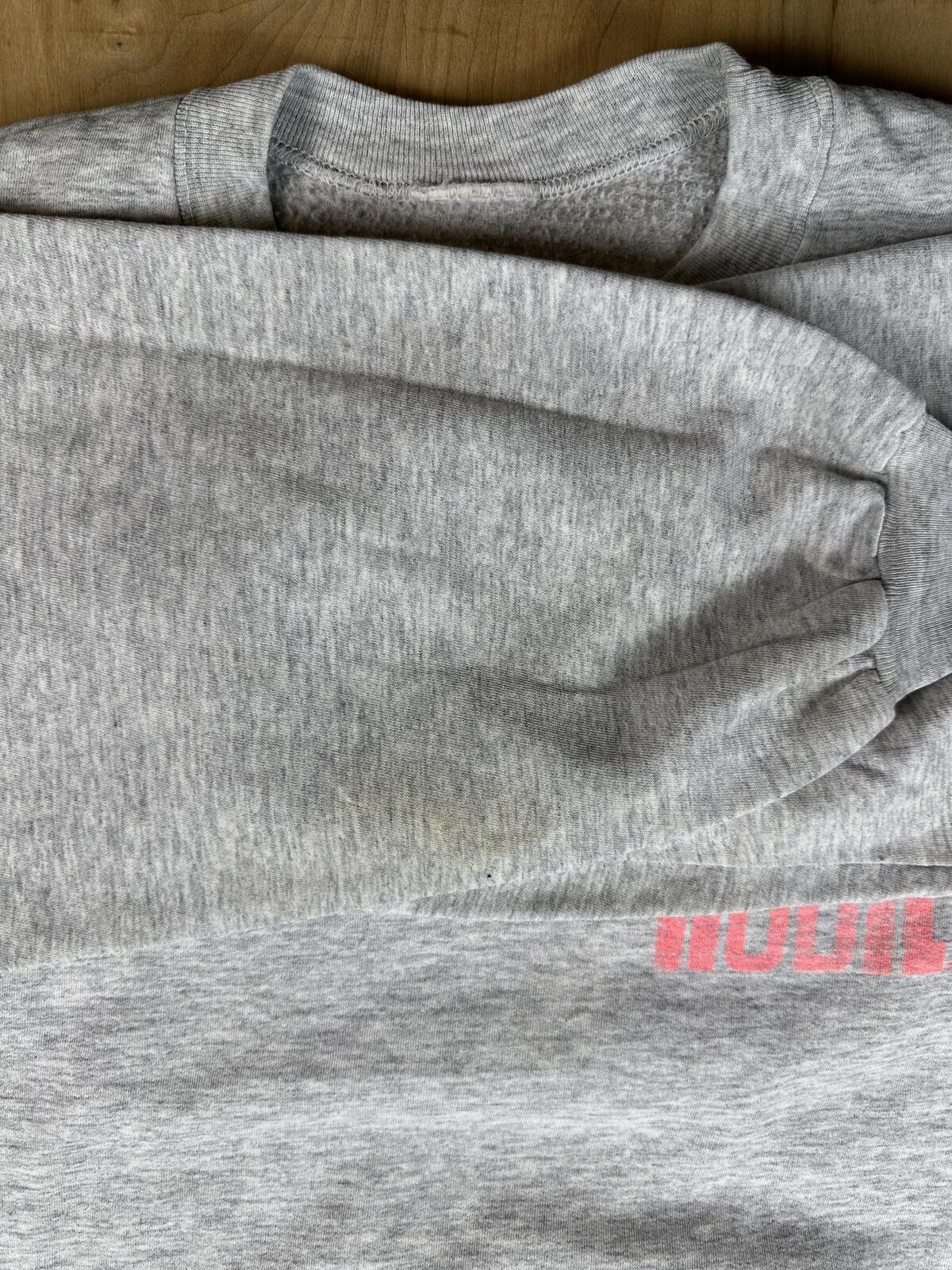 Vintage 90s Hobie Sweatshirt Large heather gray surfer soft faded beach