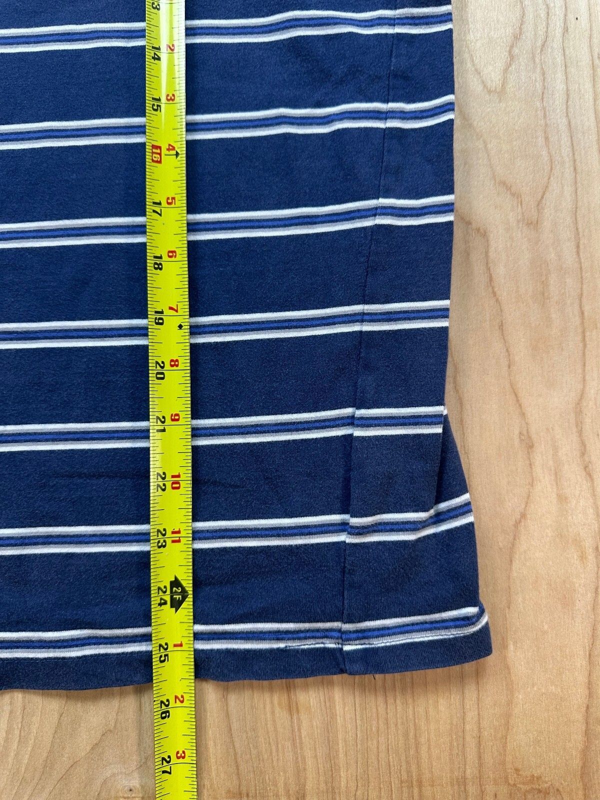 Vintage 80s OP Polo shirt Striped medium 100% cotton preppy