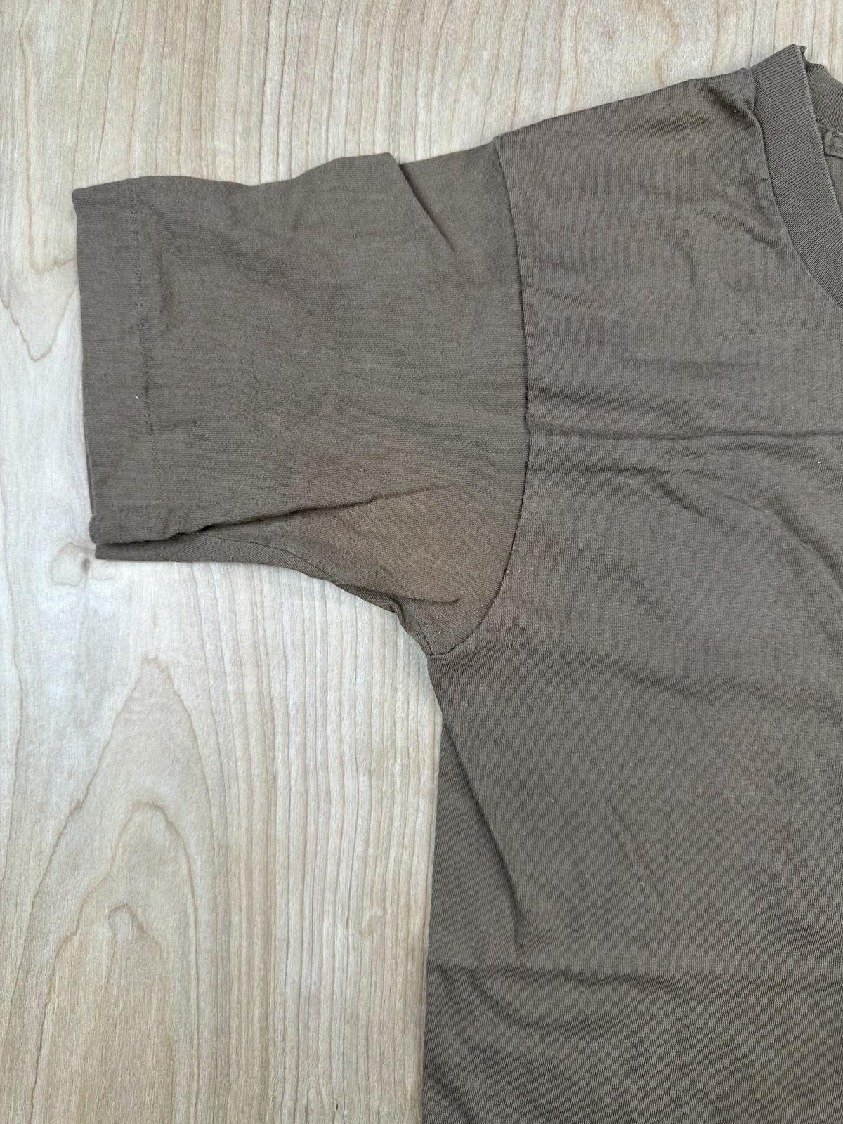 Vintage 90s Fruit of the Loom tshirt Single Stitch small brown cotton made usa