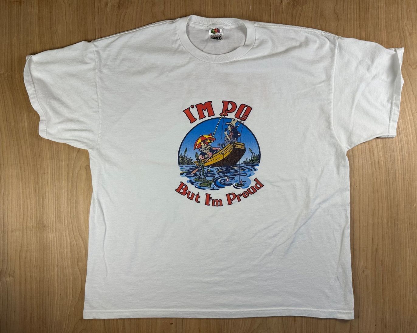 Vintage St. Pete Florida tshirt xxl cotton blend PoFolks fishing country boat