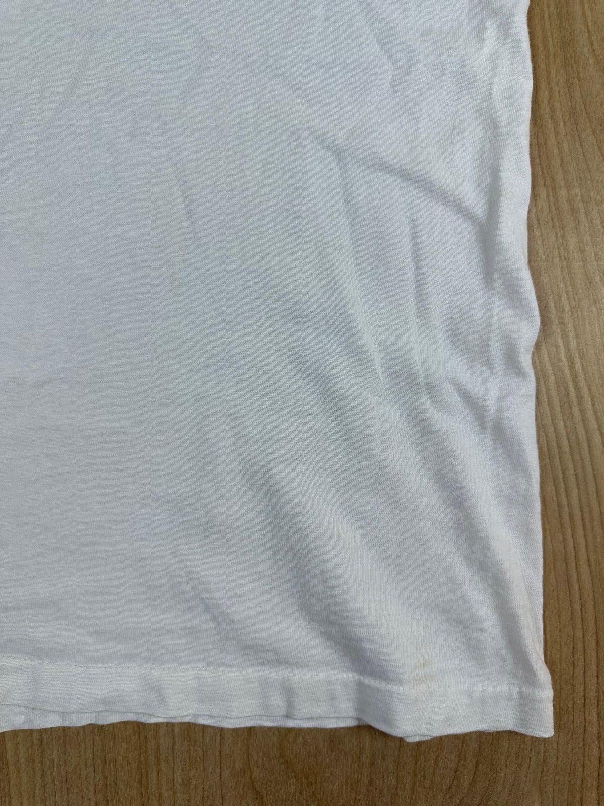 Vintage 80s Champion First Aid Ringer tshirt Single Stitch 100% cotton made usa
