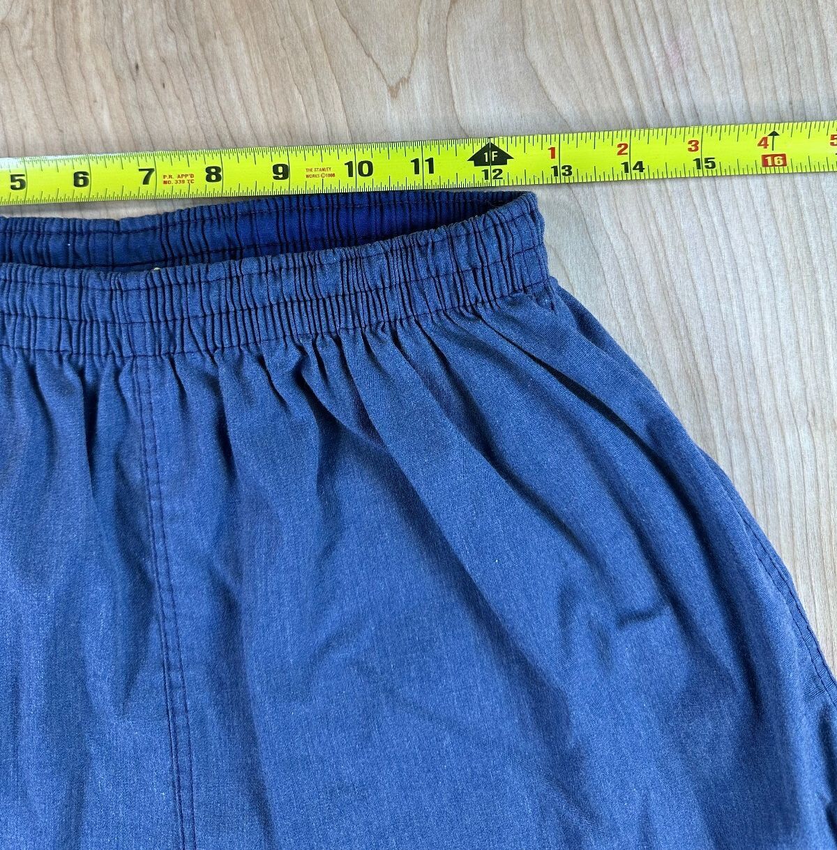 Vintage 60s Sears swim trunks bathing suit large made usa union made 2" inseam