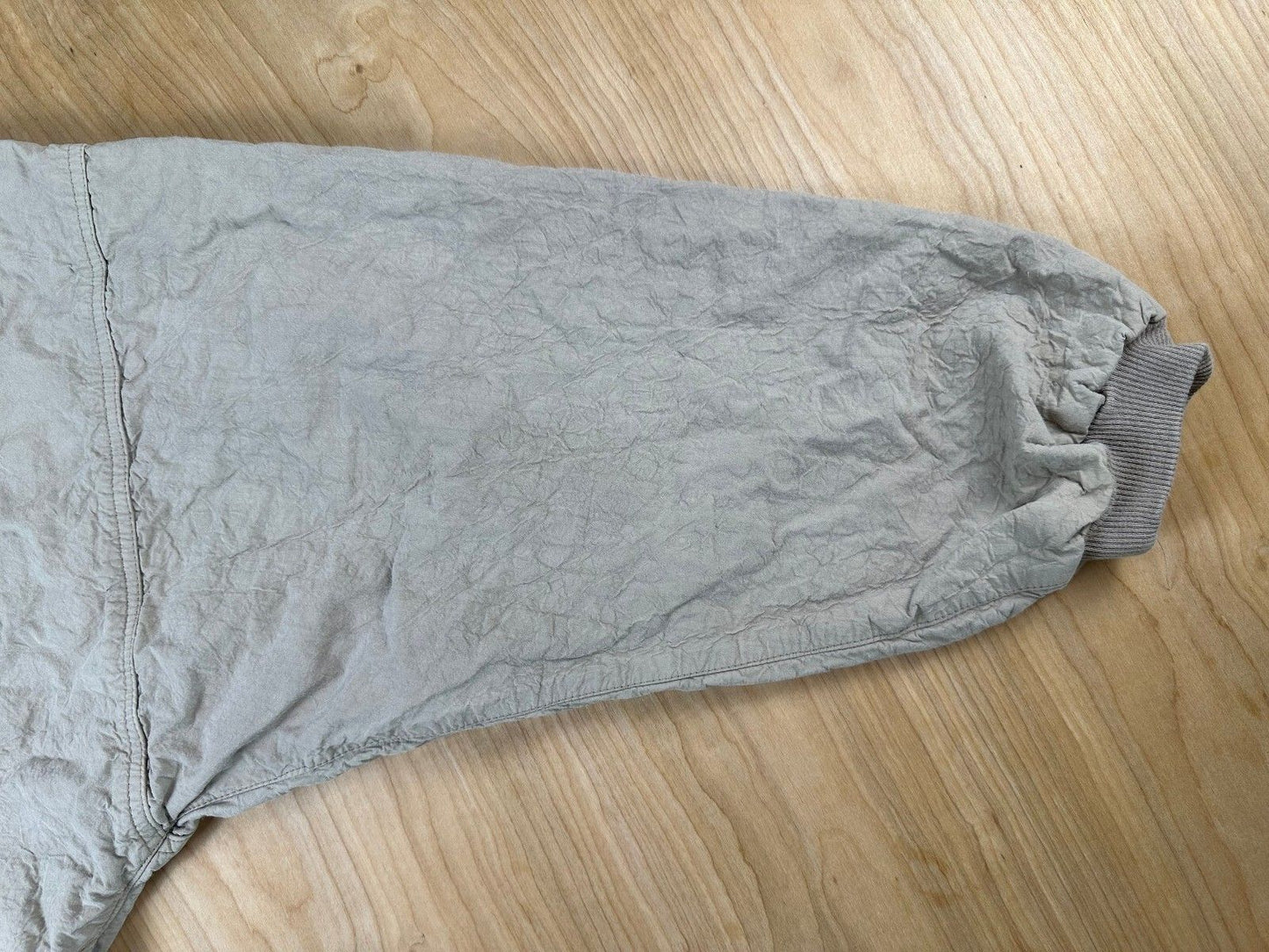 Vintage 80s Parachuting Pullover 100% cotton made in France paneled quilted