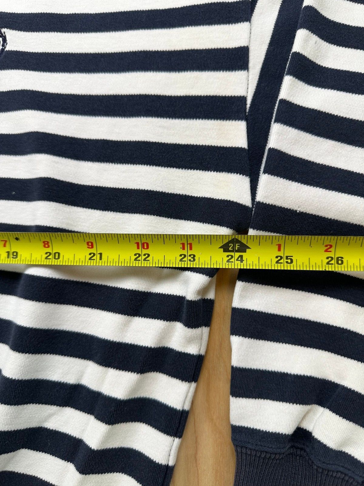 Vintage 80s Regatta Sport Striped knit sweater cotton shredded preppy sailor