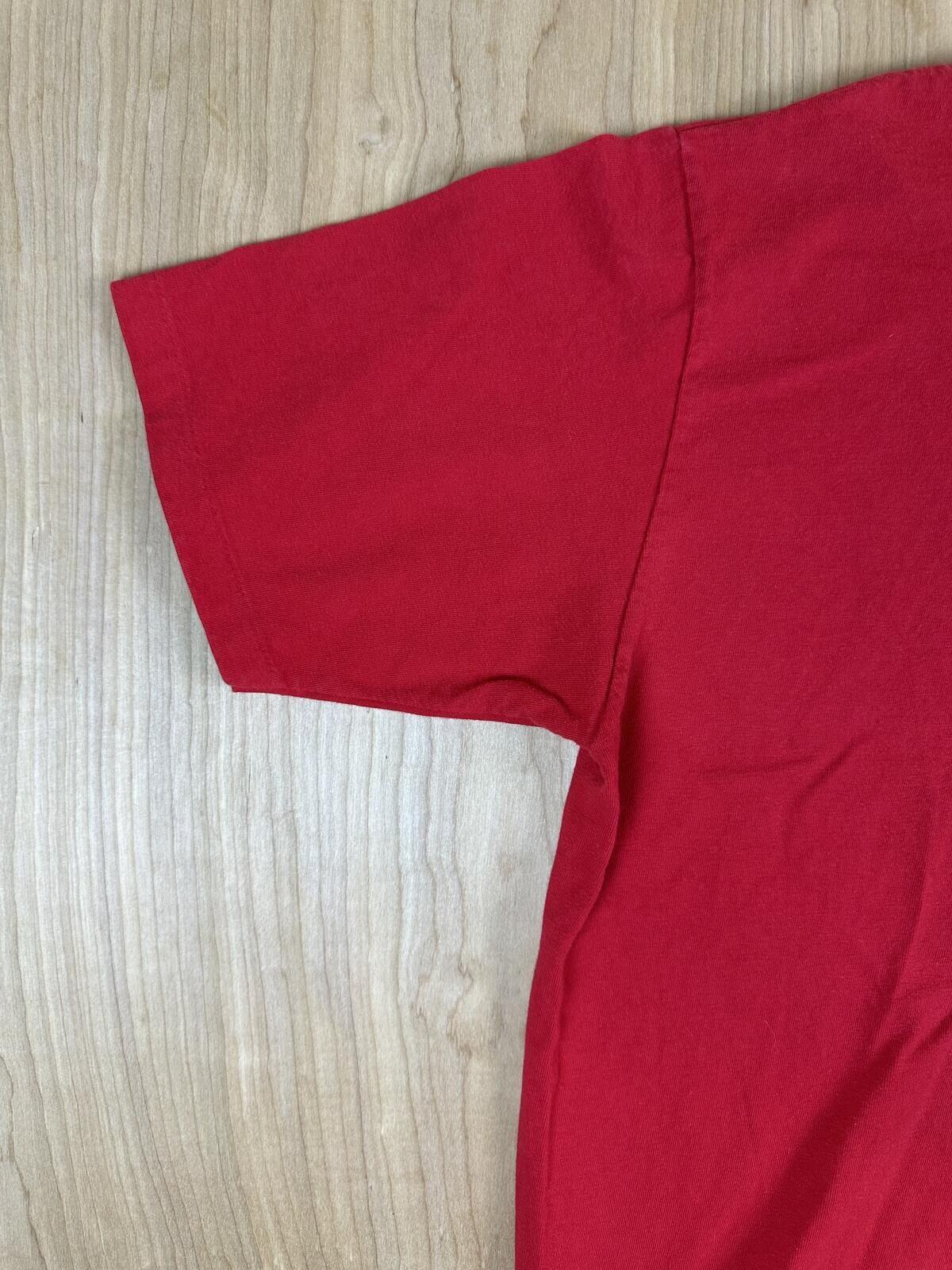 Vintage 80s Chico's Cantina Maui tshirt single stitch red toucan cropped hawaii