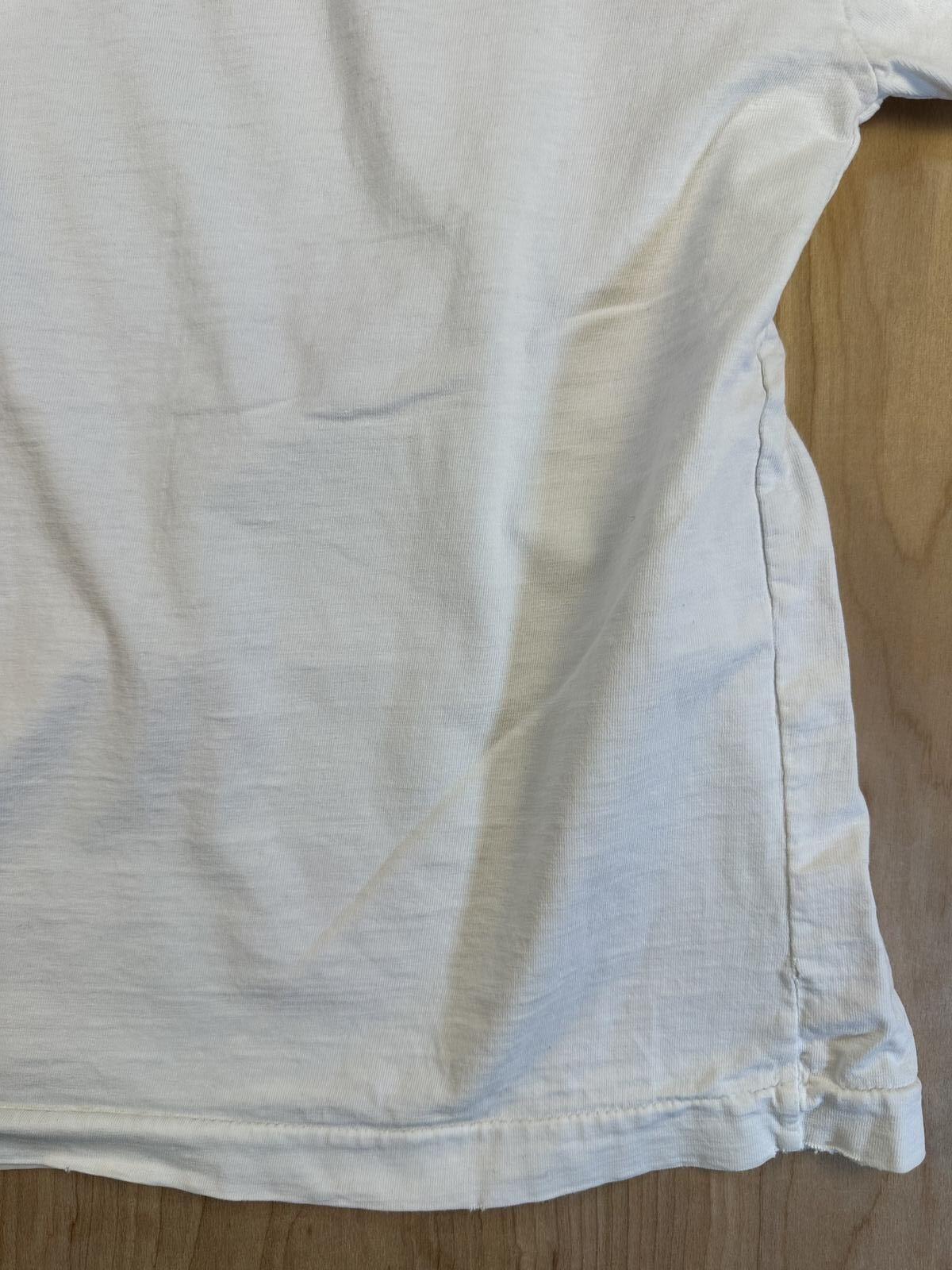 Vintage 90s Bali tshirt single stitch cropped handmade in indonesia cotton large