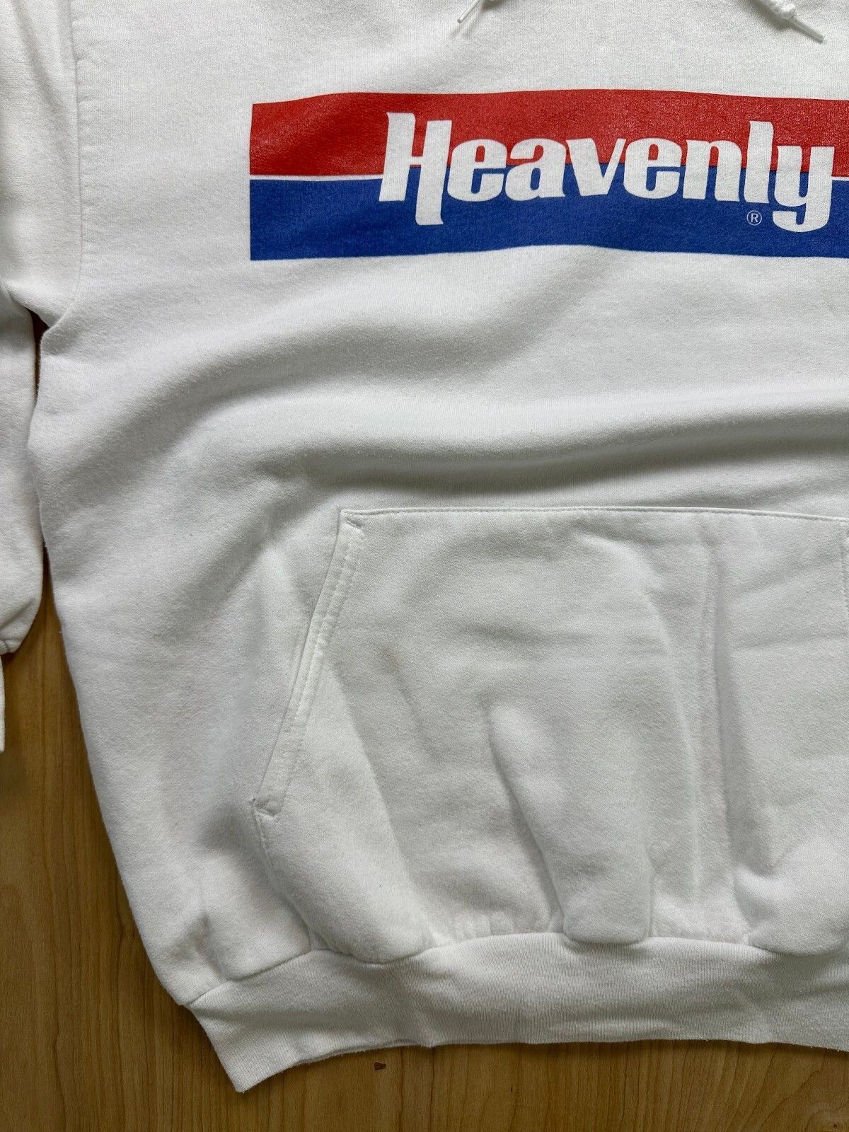 Vintage 90s Heavenly Lake Tahoe Hoodie Sweatshirt large sporty cozy hooded