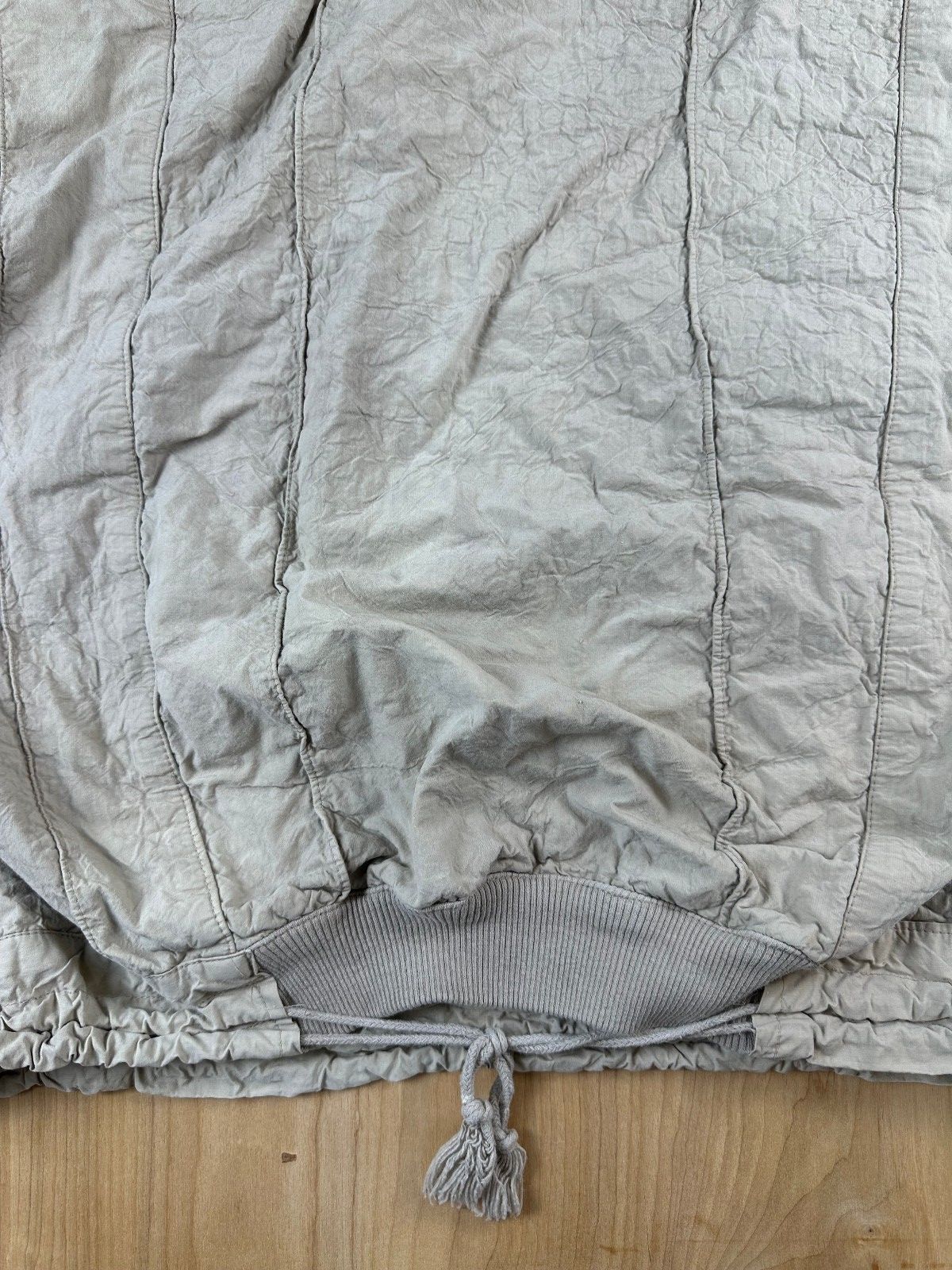 Vintage 80s Parachuting Pullover 100% cotton made in France paneled quilted