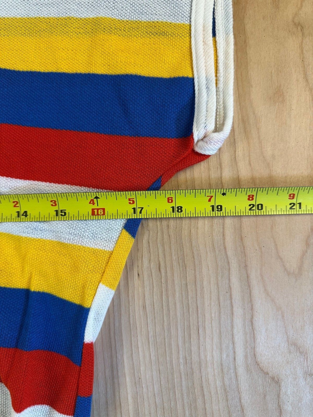 Vintage 60s Mister Marty of California knit blouse striped small slit neckline