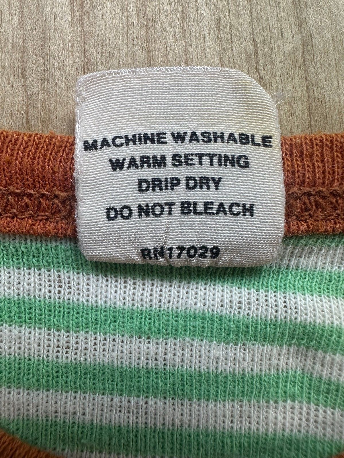 Vintage 70s Knit Pickers Striped Ribbed Knit top sm contrast binding cap sleeve