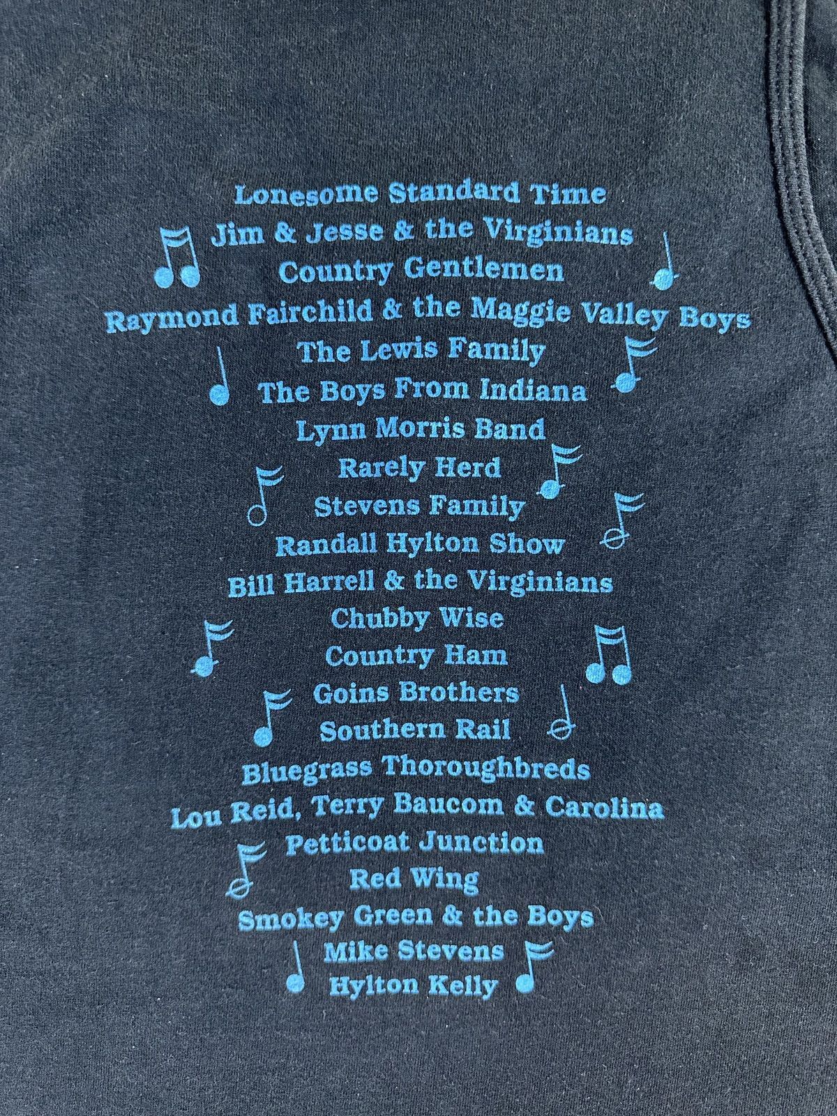 Vintage 90s Peaceful Valley Blue Grass Festival tank Fruit of Loom cotton usa