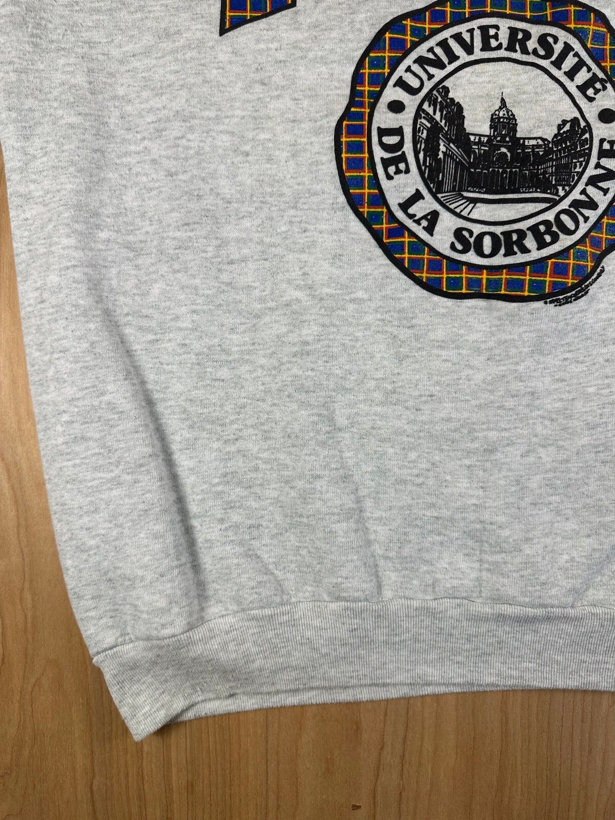 Vintage 90s Universite De La Sorbonne Paris Sweatshirt fruit of the loom xlarge