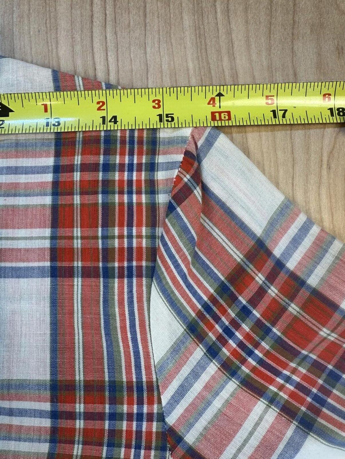Vintage 70s Skiva button up plaid shirt country curved hem worn lightweight