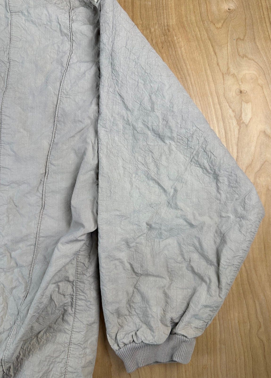 Vintage 80s Parachuting Pullover 100% cotton made in France paneled quilted