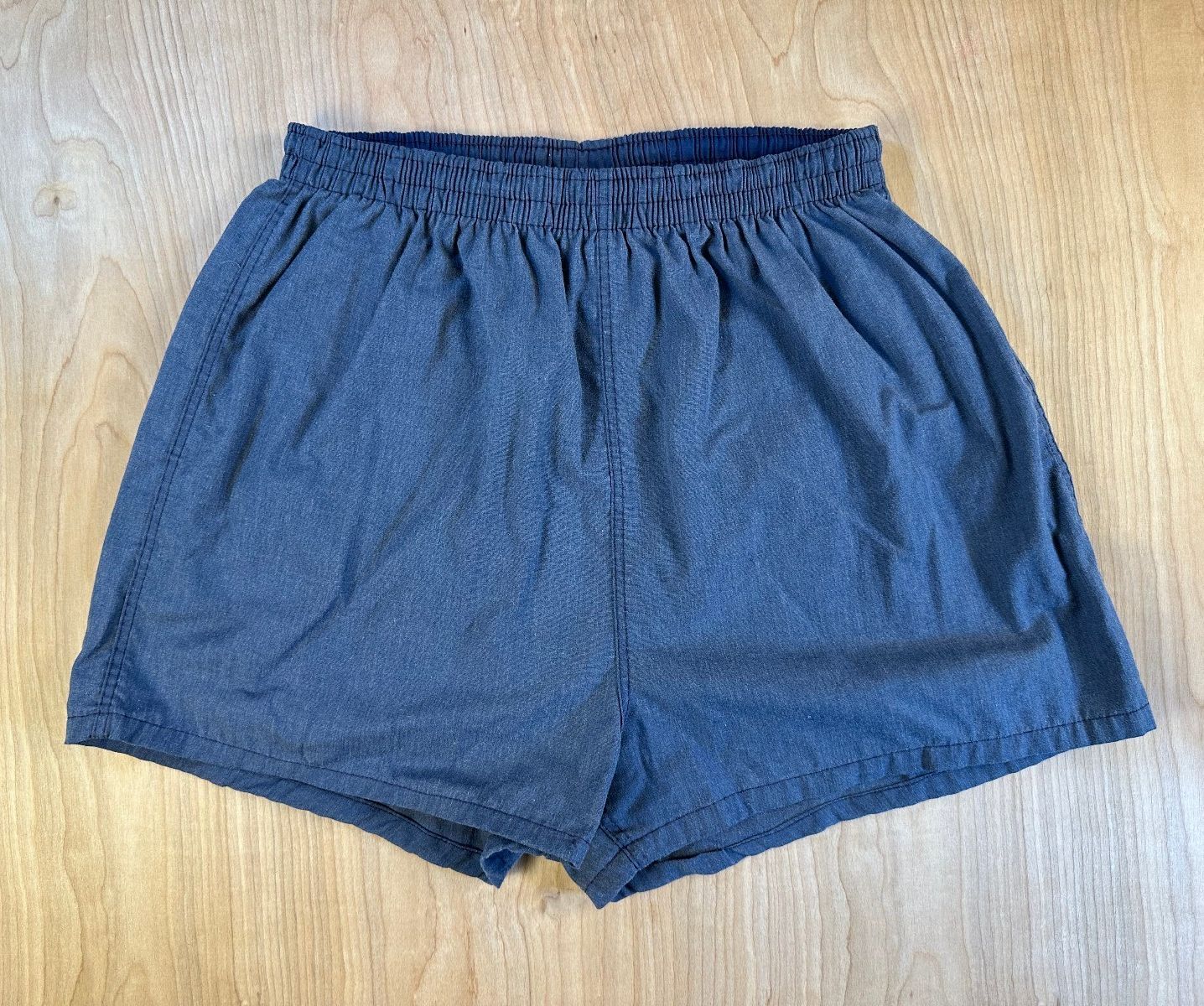 Vintage 60s Sears swim trunks bathing suit large made usa union made 2" inseam