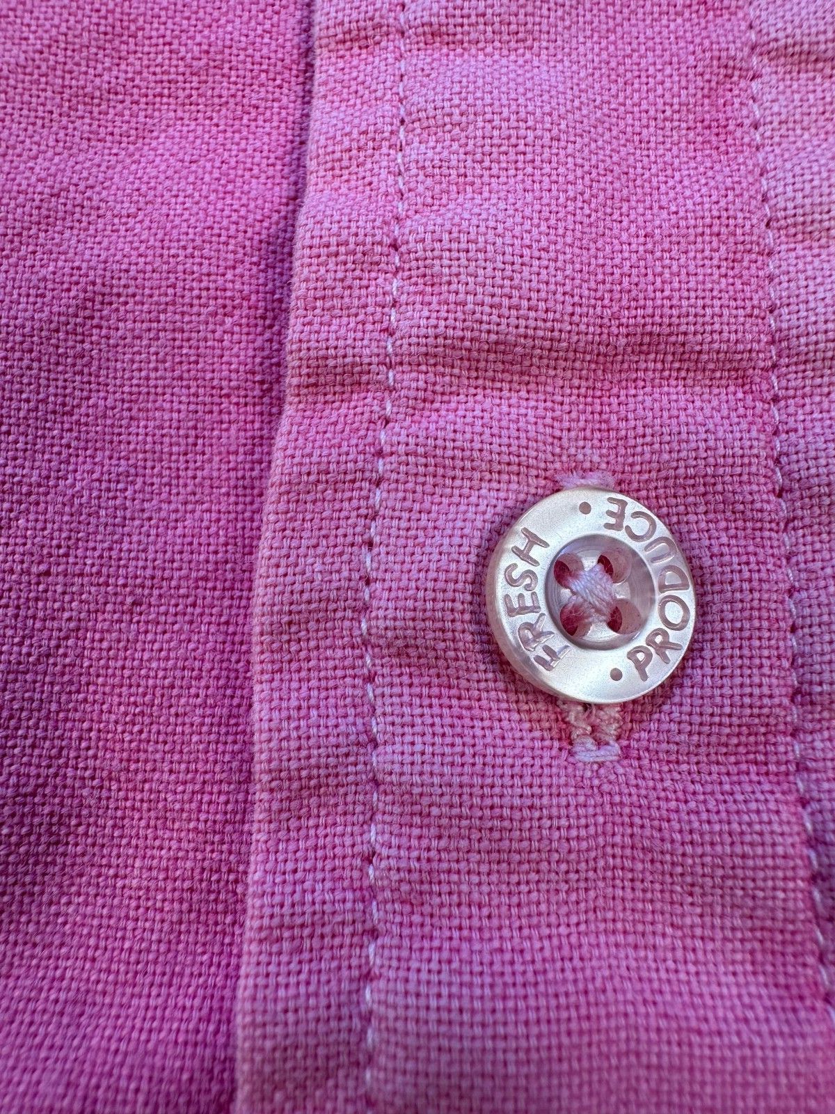 Vintage 80s Fresh Produce Sportswear button up shirt 100% cotton lightweight