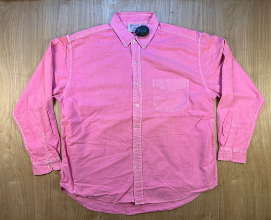 Vintage 80s Fresh Produce Sportswear button up shirt 100% cotton lightweight