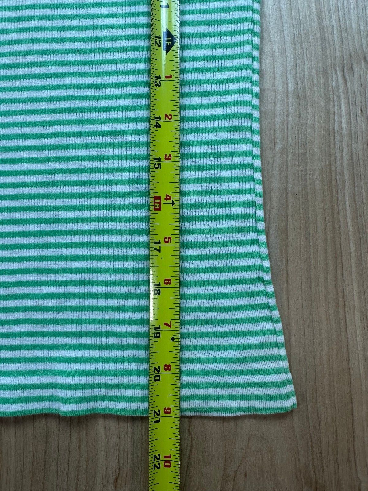 Vintage 70s Knit Pickers Striped Ribbed Knit top sm contrast binding cap sleeve