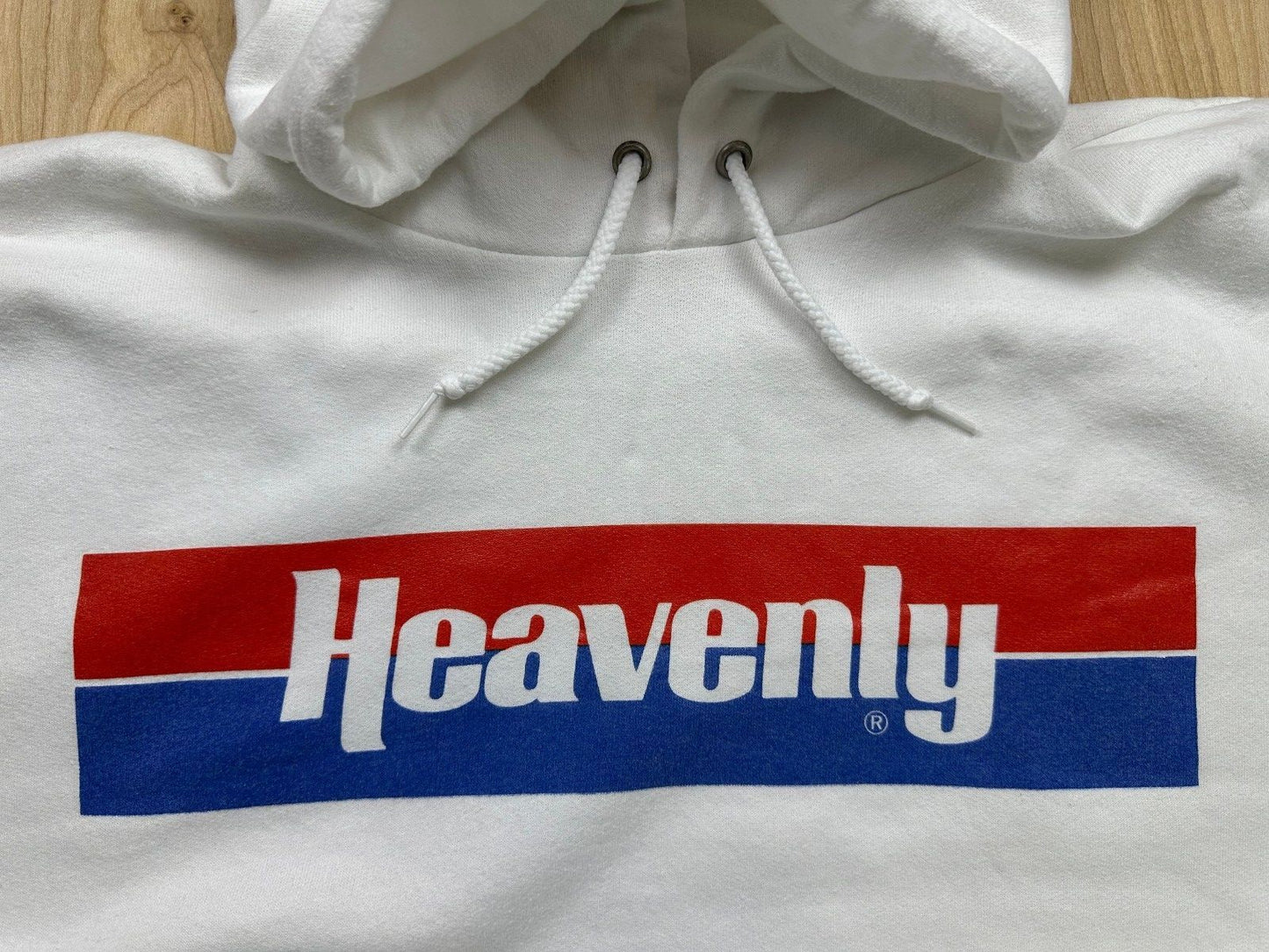 Vintage 90s Heavenly Lake Tahoe Hoodie Sweatshirt large sporty cozy hooded